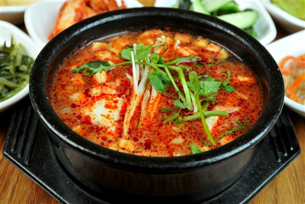 Soondubu Jiggae (S&uacute;p đậu phụ kho)