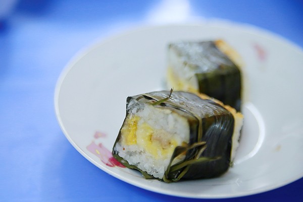 chuối nếp nướng