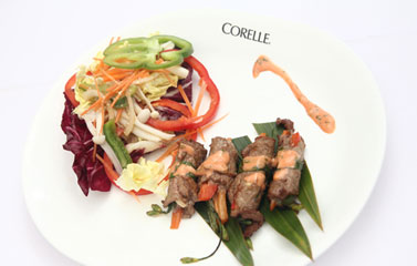 Bò cuộn ngũ sắc ngon khó cưỡng