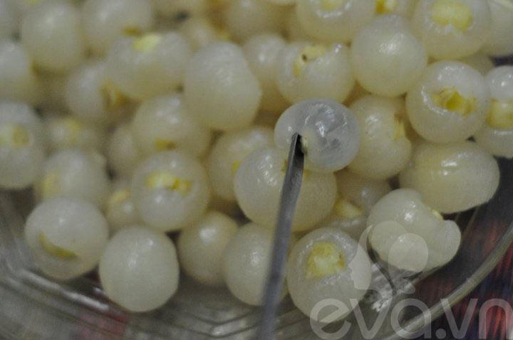 Chè sen nhãn giải nhiệt mùa hè, Bếp Eva, chè sen nhan, nhan, sen, che sen, che nhan
